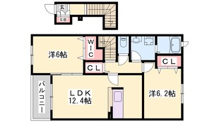 新西脇駅 徒歩30分 2階の物件間取画像